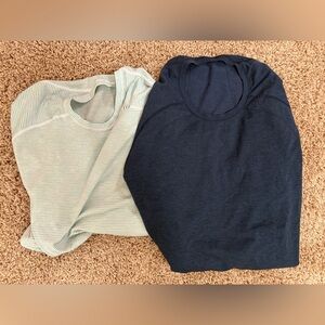Two Lululemon Men’s Workout Shirts